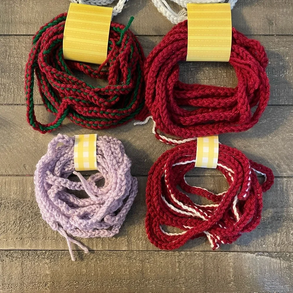 Handmade crochet garland